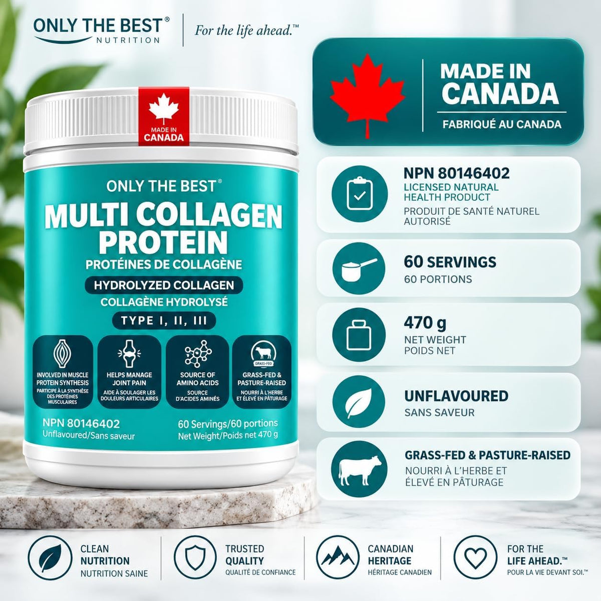 Only The Best Multi Collagen Protein powder – product detail 5